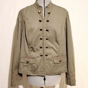 Apt 9 Olive Green Military Style Jacket